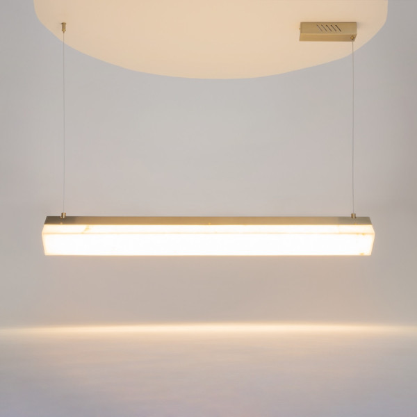 Lampa wisząca Petra mosiężna LED 1x35W Ciepła biel 2400lm Maytoni