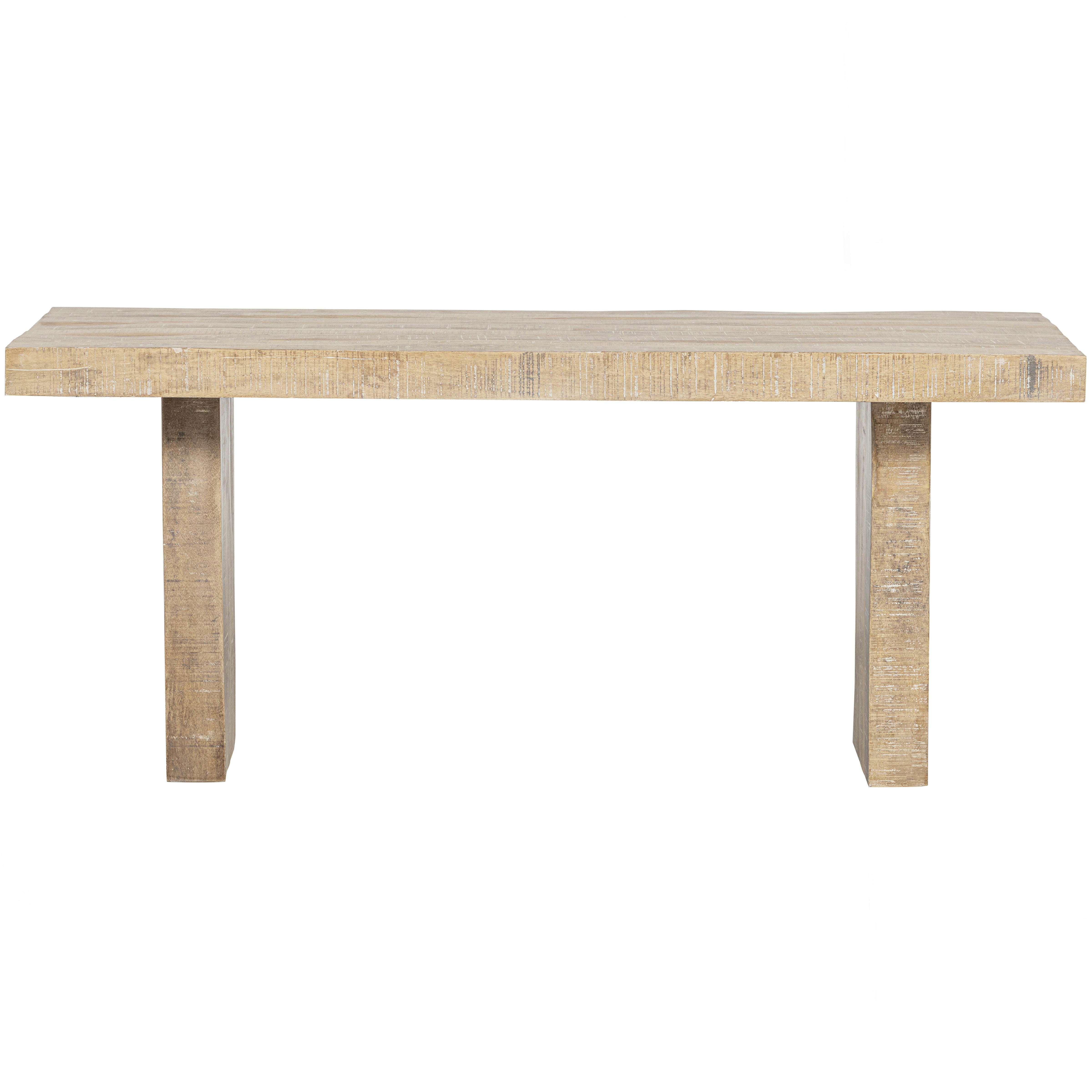 BALK - Table à manger en manguier 6 personnes, marron, 180x90 cm