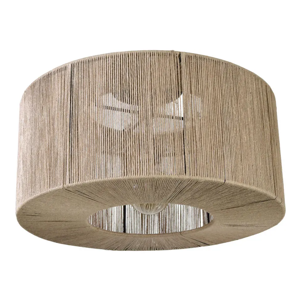 Urban Interiors - Plafondlamp - Drum Jute - &Oslash;45
