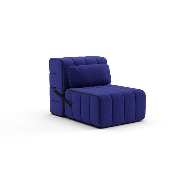 Curt kussen 60x30 - Jet - 9605 (blauw)