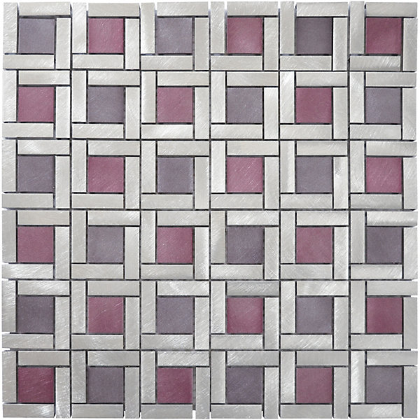 MOSAIQUE MELI MELO VIOLET 1 PLAQUE 30,5 x 30,5 CM CASA LINEA