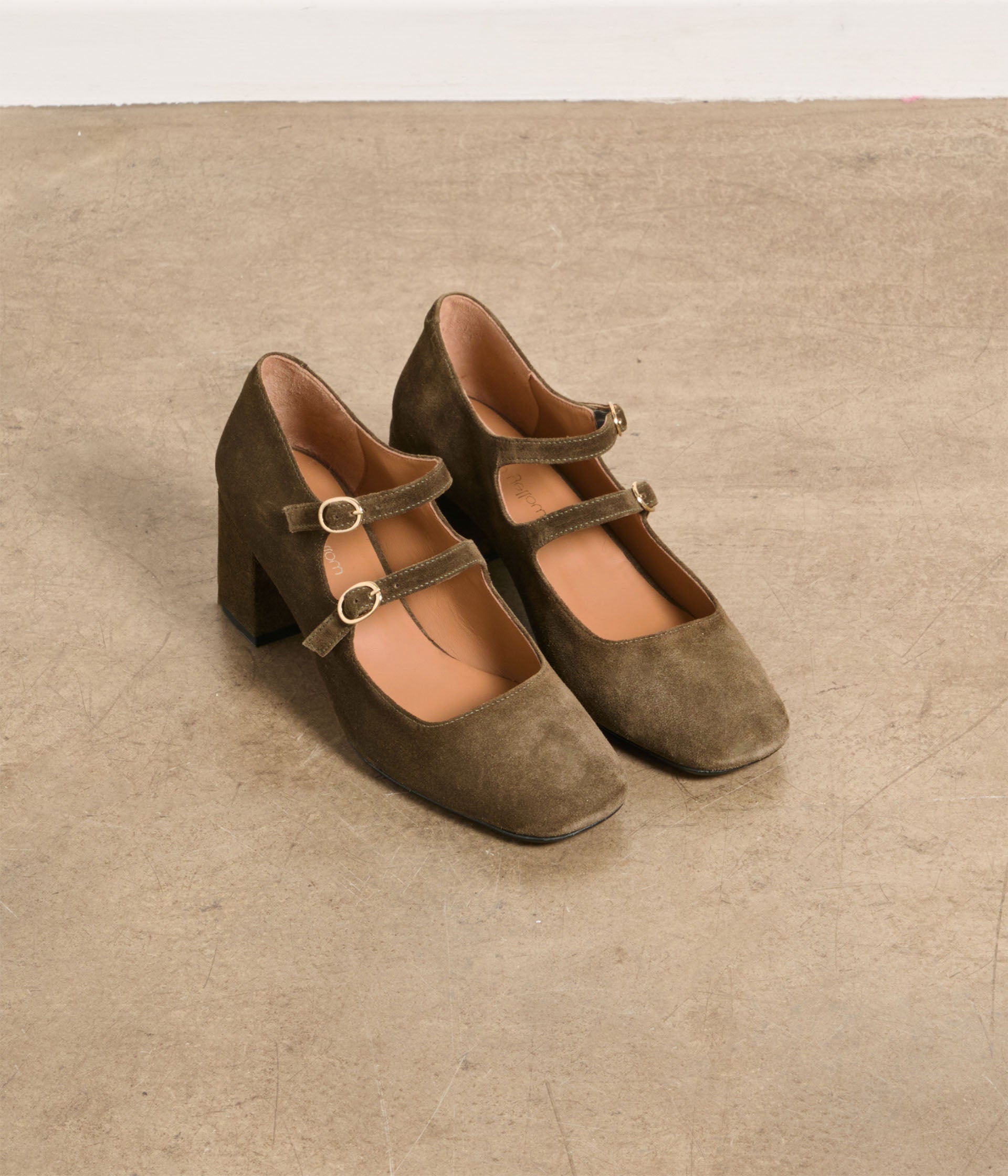 Babies velours kaki Irving