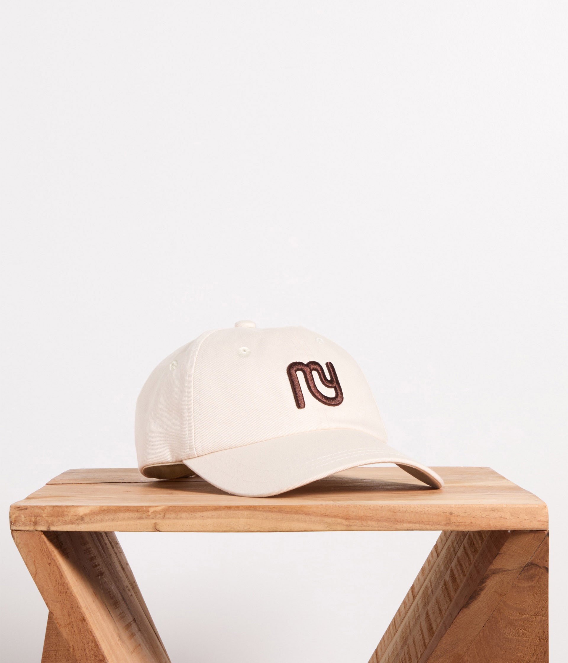 Casquette beige monogramme Kelsie