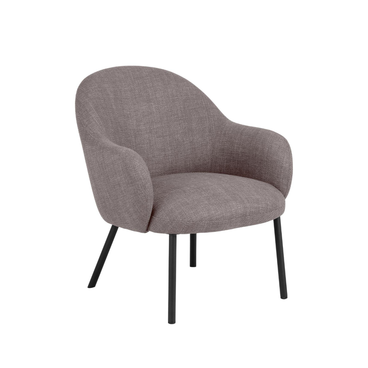 Rebellenclub Fauteuil Lavina - Licht Grijs Bruin