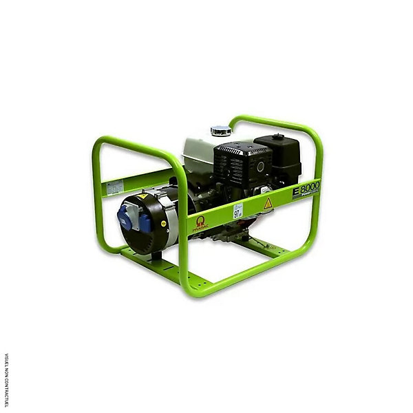 Groupe électrogène à essence E8000 230V 50Hz - PRAMAC - PA652SH100N