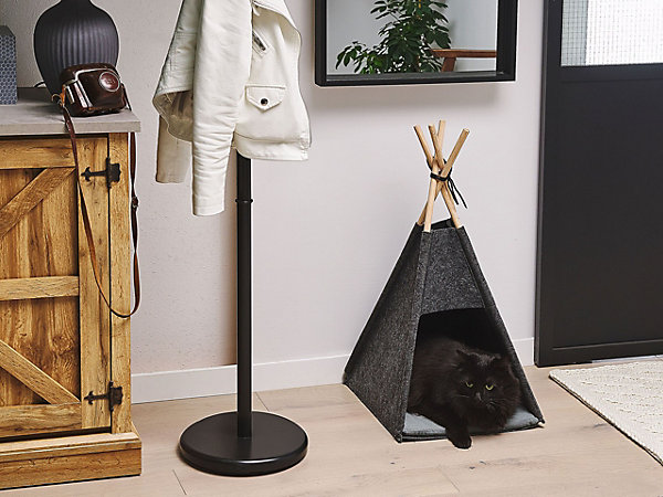 Lit pour animal ULUBEY Filz Gris foncé