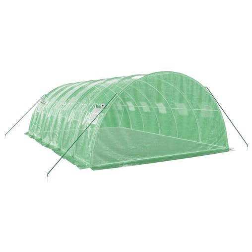NNEVL Greenhouse with Steel Frame Green 24 m&sup2; 6x4x2 m