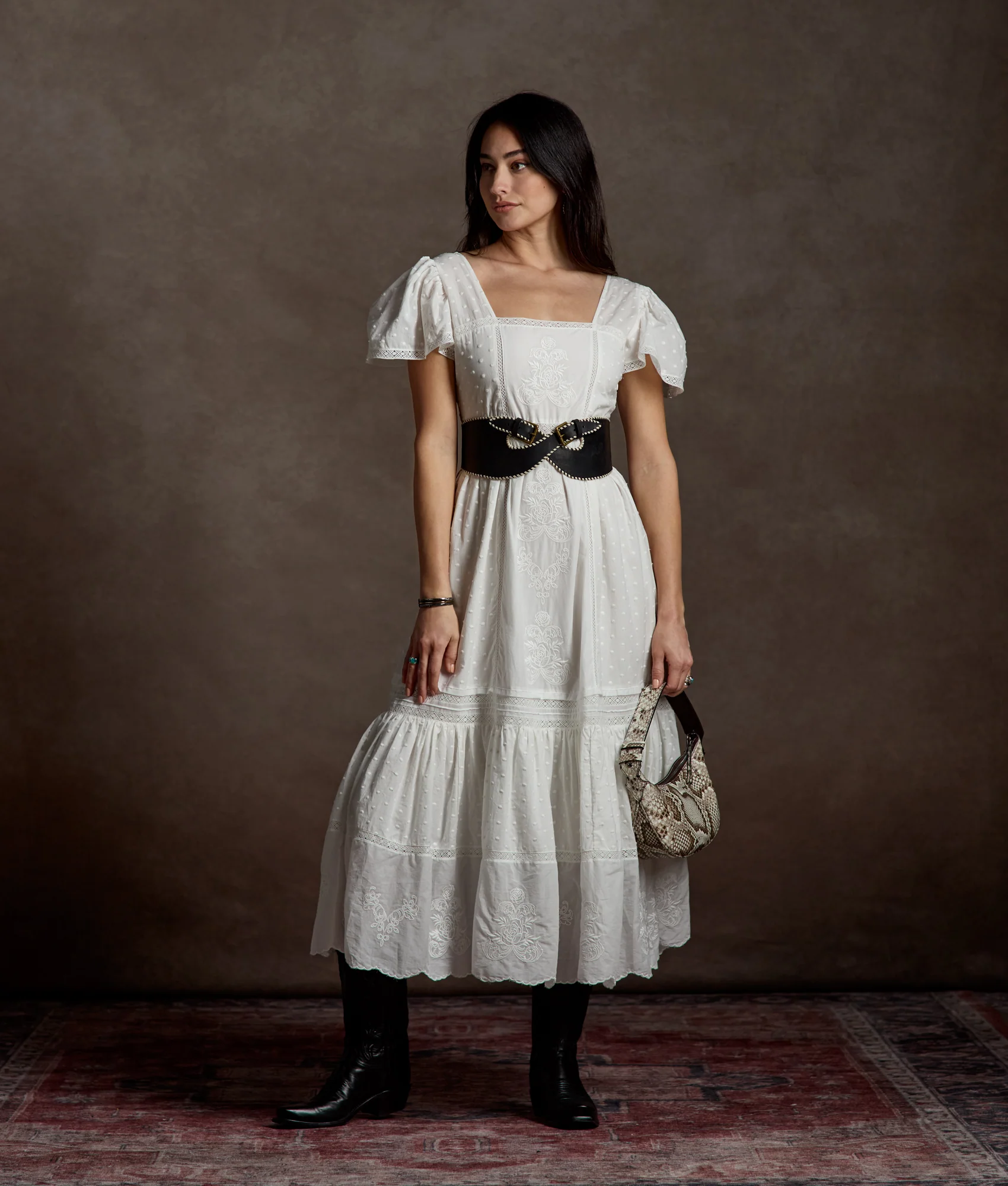 Helena Dress - White