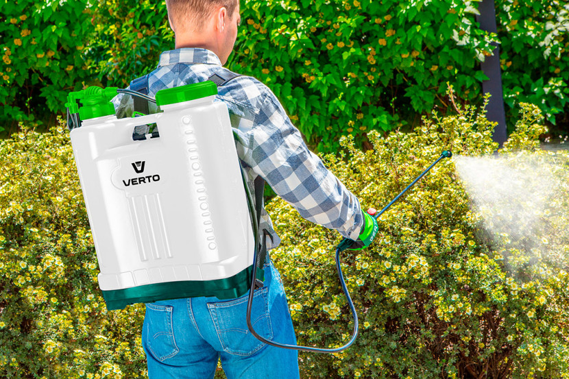 Opryskiwacz ciśnieniowy ogrodowy 20 L, VERTO 15G508