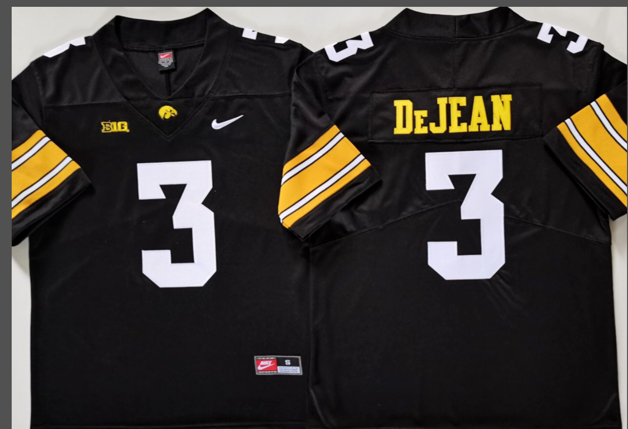 Cooper DeJean NCAA Iowa Hawkeyes Nike Vapor Limited Jersey