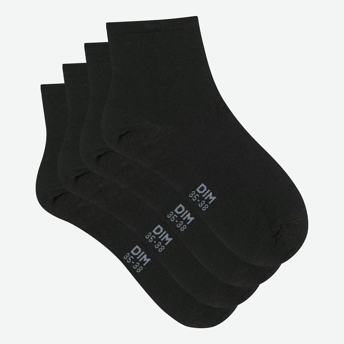 Lot de 2 socquettes en coton mercerisé