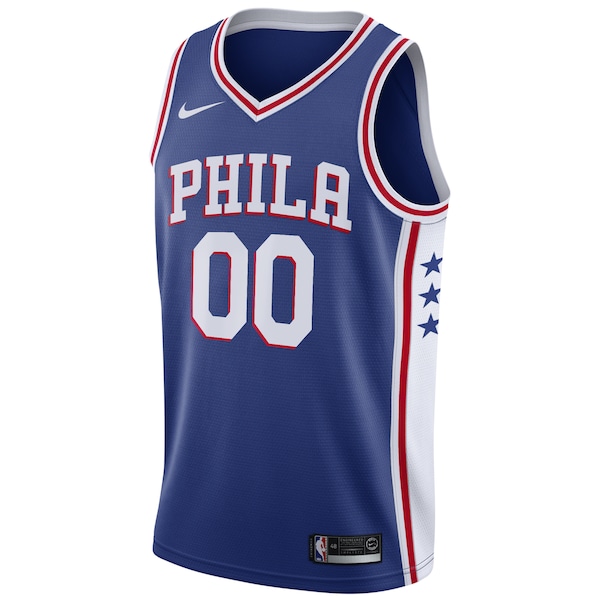Philadelphia 76ers Nike Swingman Custom Jersey Blue - Icon Edition