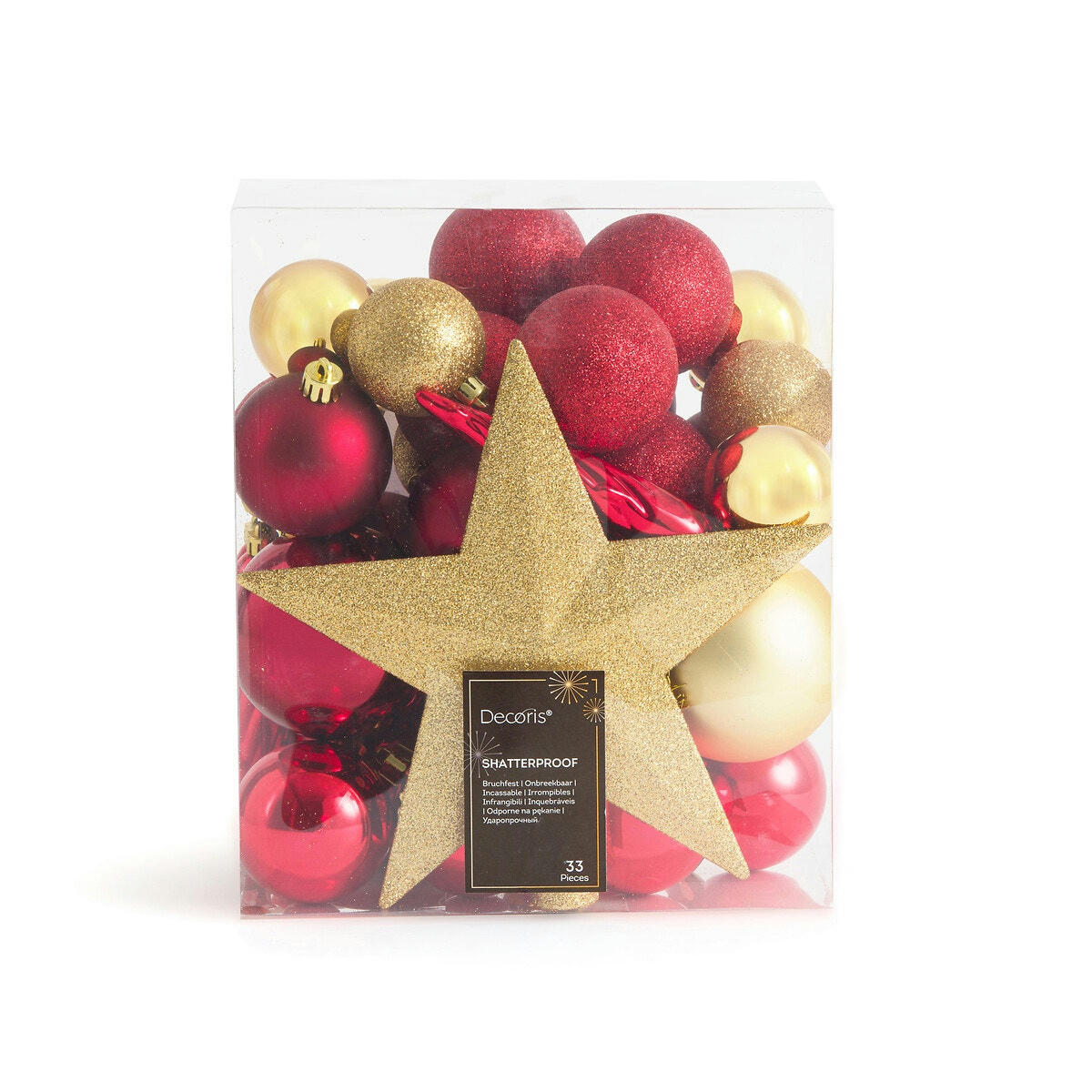 Coffret de 33 boules de Noël, Caspar