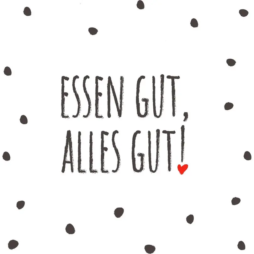 Serviette 20er-Set Essen gut