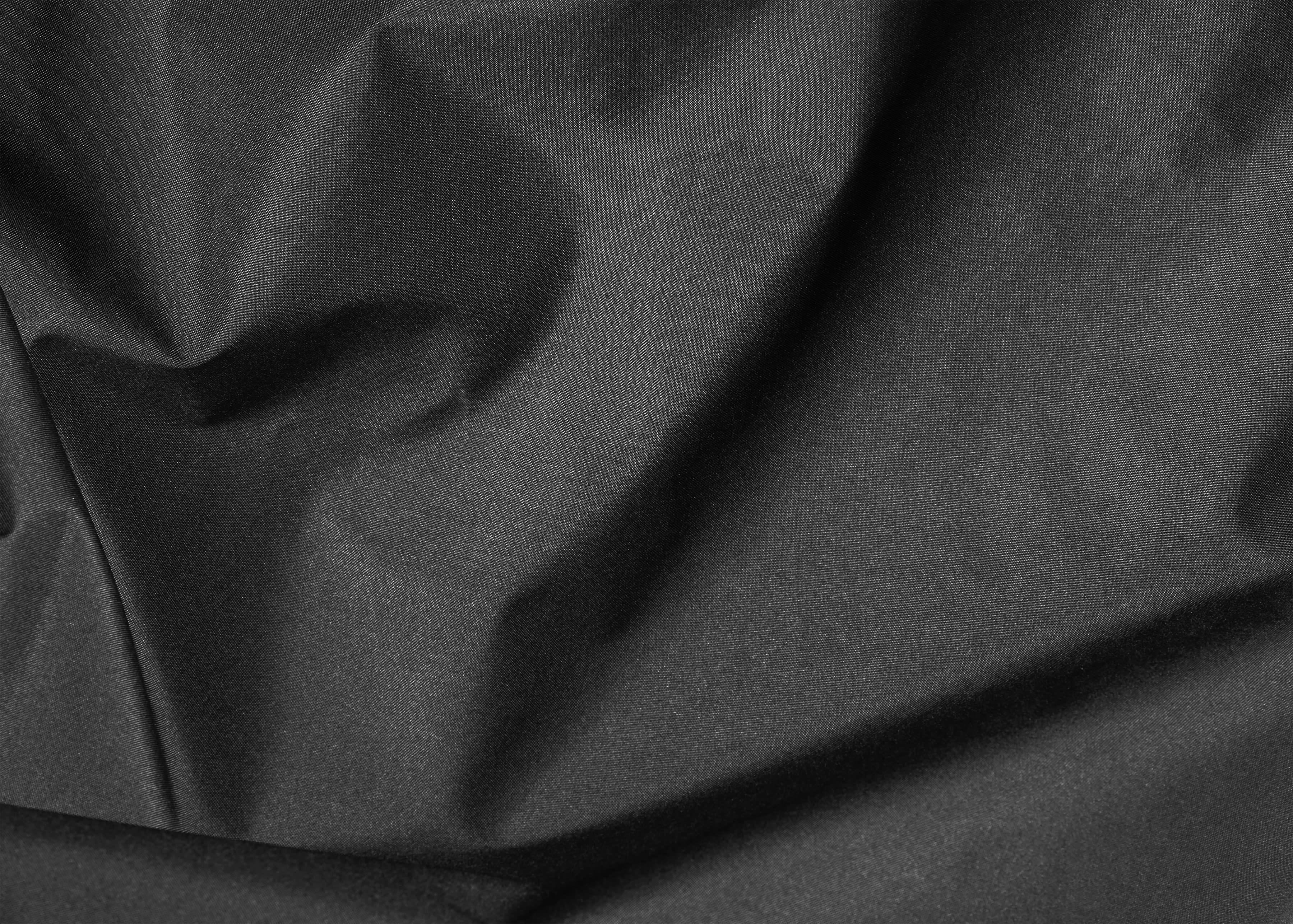 BRAVA - Pouf poire XXL d'intérieur noir 80x130cm