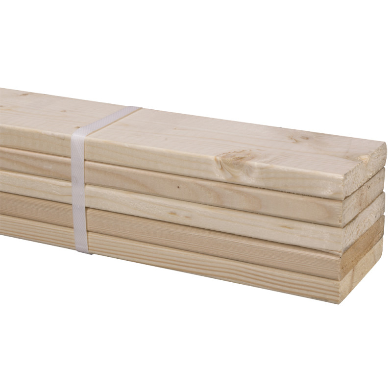 Bois raboté 300 x 9,6 x 1,8 cm 5 pièces