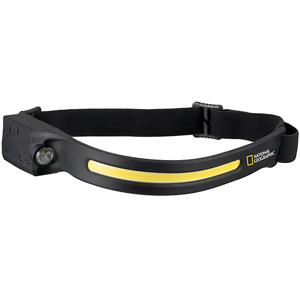 National Geographic Lampe frontale LED 300lm spot 90lm capteur IR commande gestuelle fonction SOS batterie USB-C randonnée pêche l