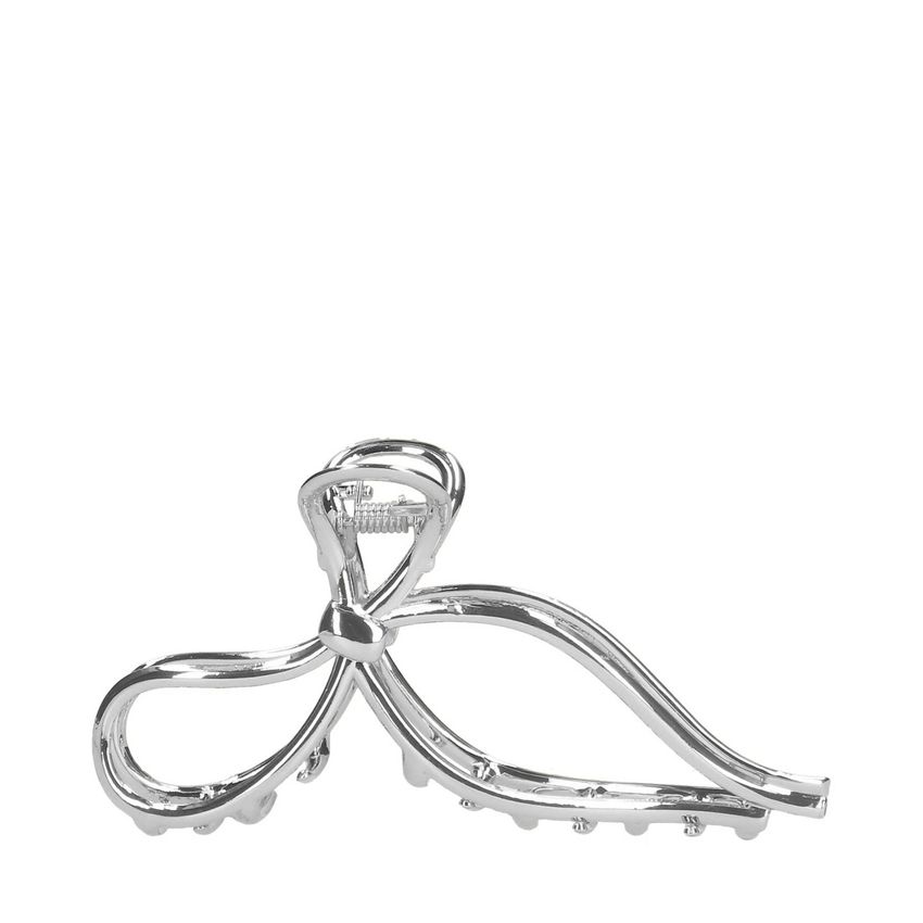 Manfield Zilveren strik haarklem