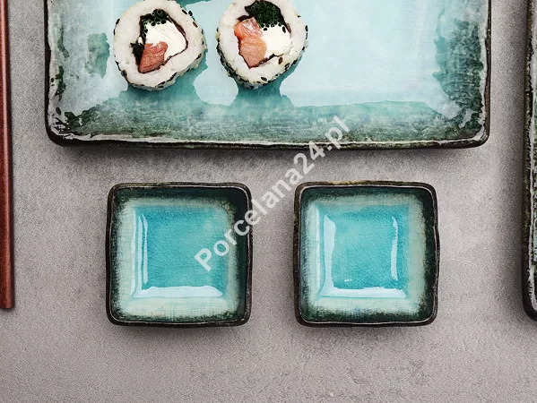 Zestaw do sushi dla 2 osób (4 el.) z pałeczkami Tokyo Design Studio - Yamasaku Sky Blue 33601