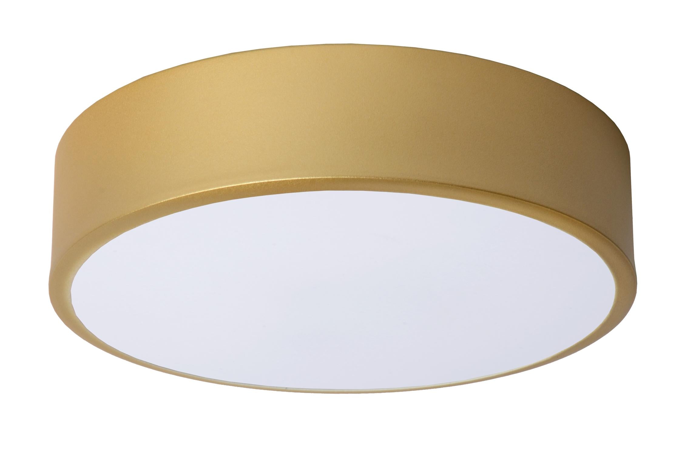 Unar plafondlamp LED Ø20 mat goud