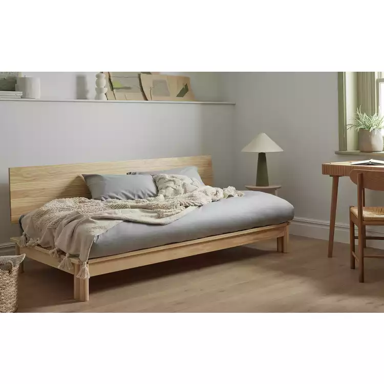 Habitat Akio Guest Bed with 2 Mattresses - Natural