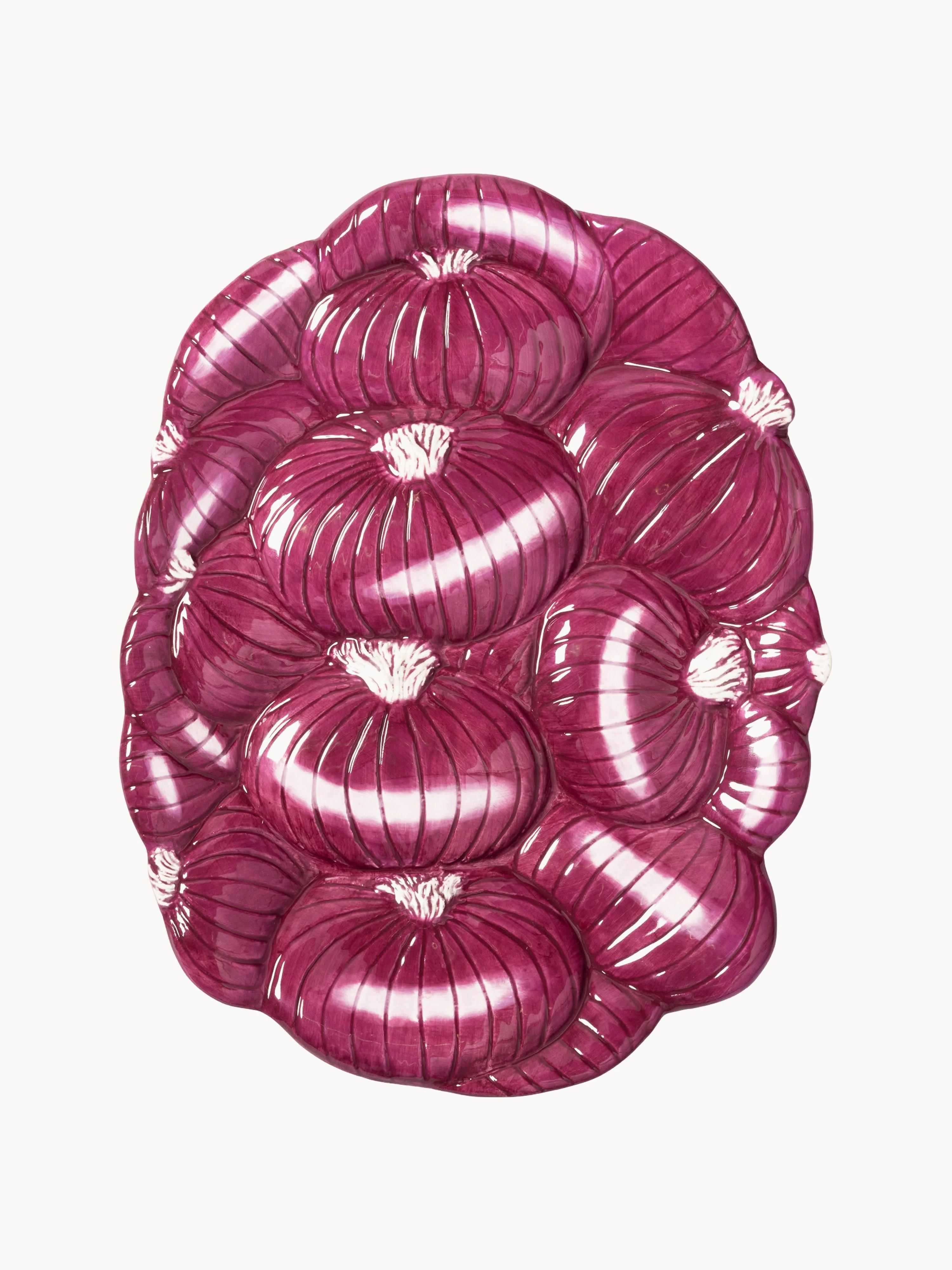Handbemalte Servierplatte Legume
