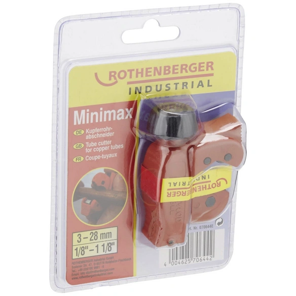 Rohrabschneider, schwarz/rot, Metall