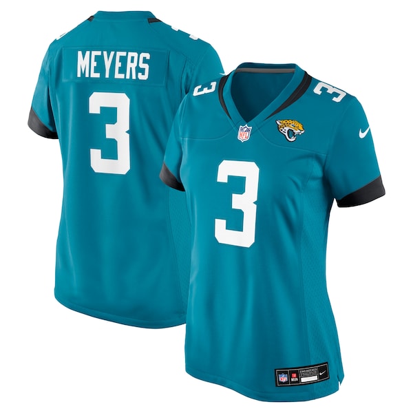 Jakobi Meyers Jacksonville Jaguars Nike Women's Team  Game Jersey -  Teal