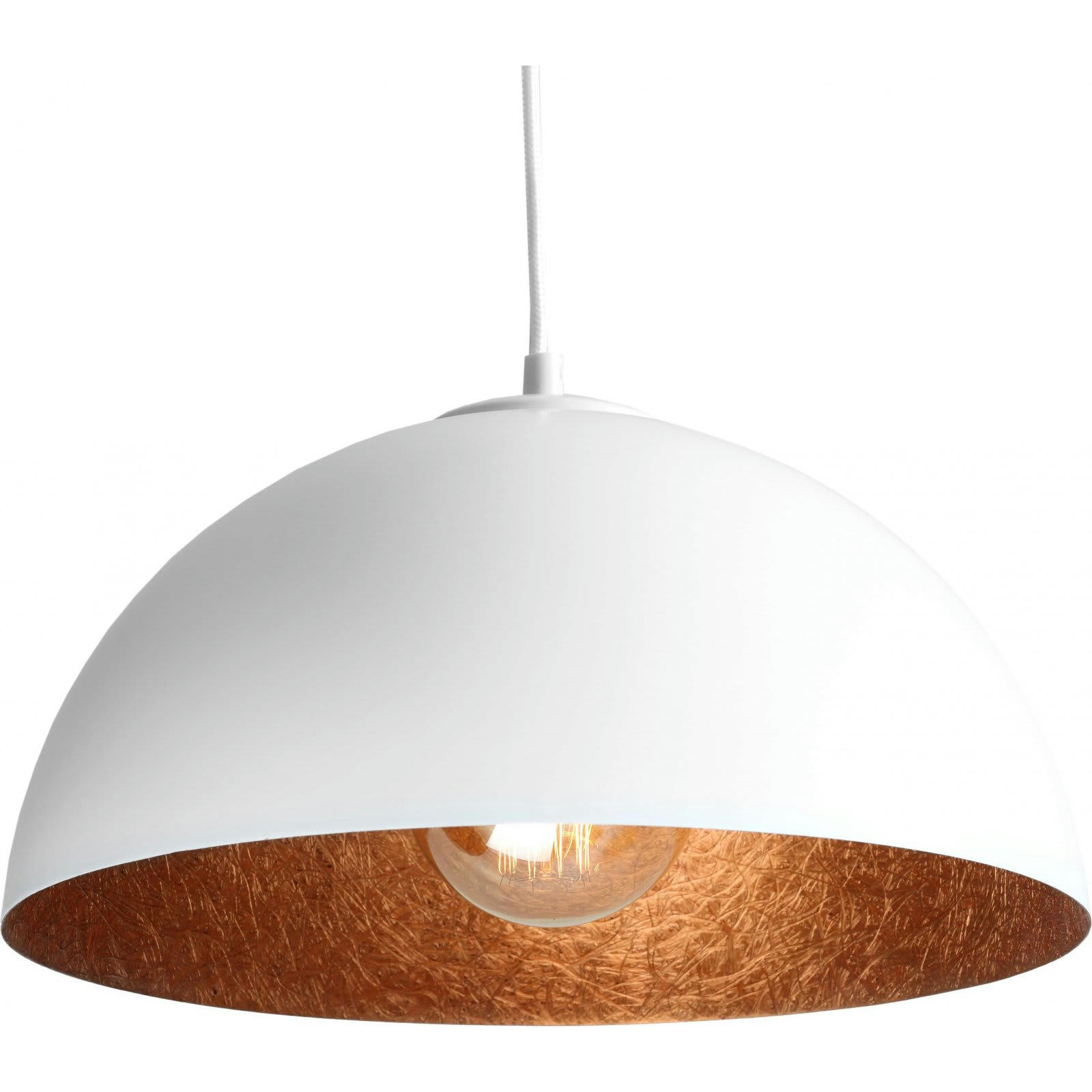 LORD - Suspension Résine Blanc 35x35x17 cm