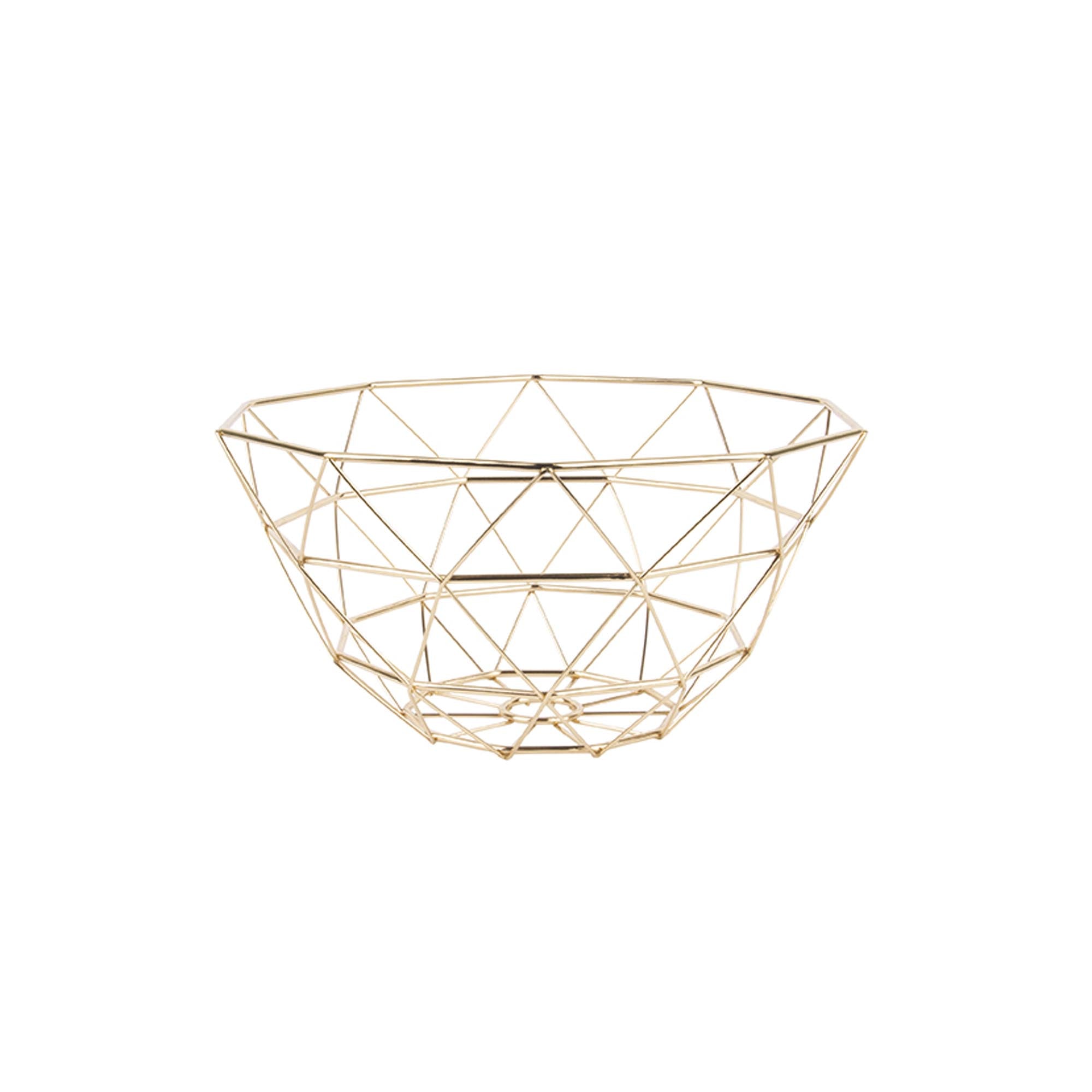 Present Time fruitschaal - goud - Ø30cm