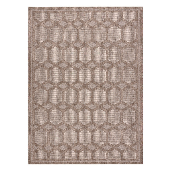Dywan HOUSE SZNURKOWY SIZAL 40356 Romby, płaskie tkanie, efekt 120x170 cm