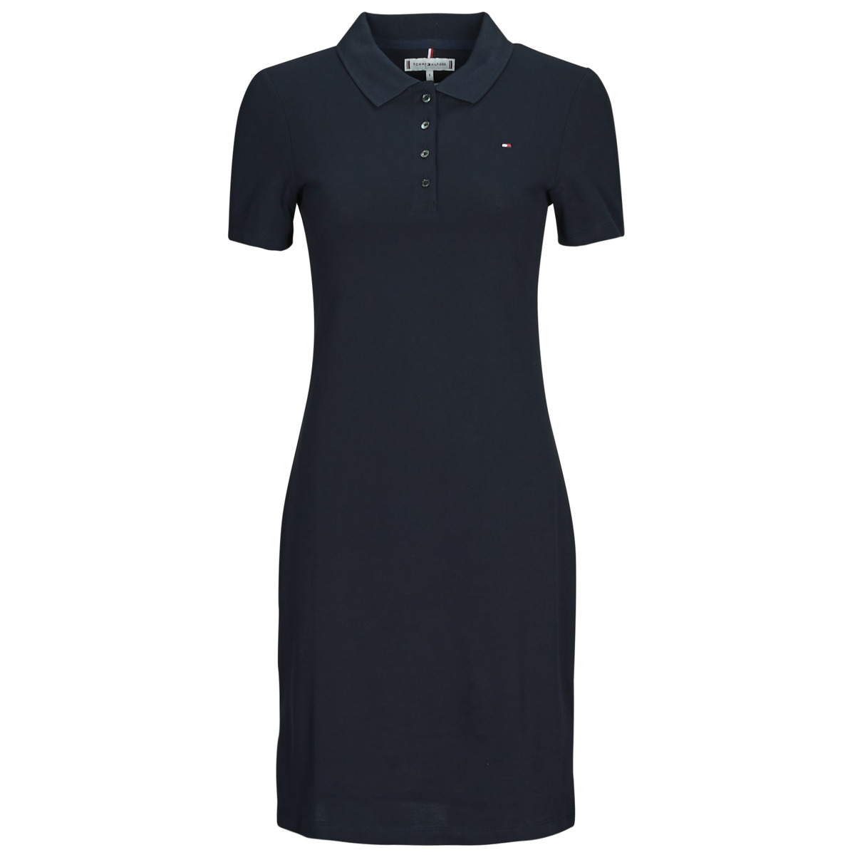 Tommy Hilfiger - 1985 SLIM PIQUE POLO DRESS SS - Marine