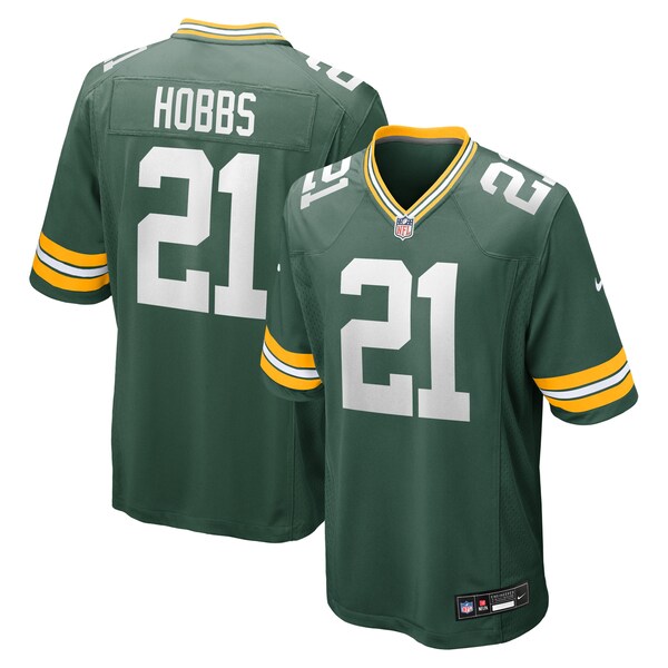 Nate Hobbs Green Bay Packers Nike Team Game Jersey -  Green