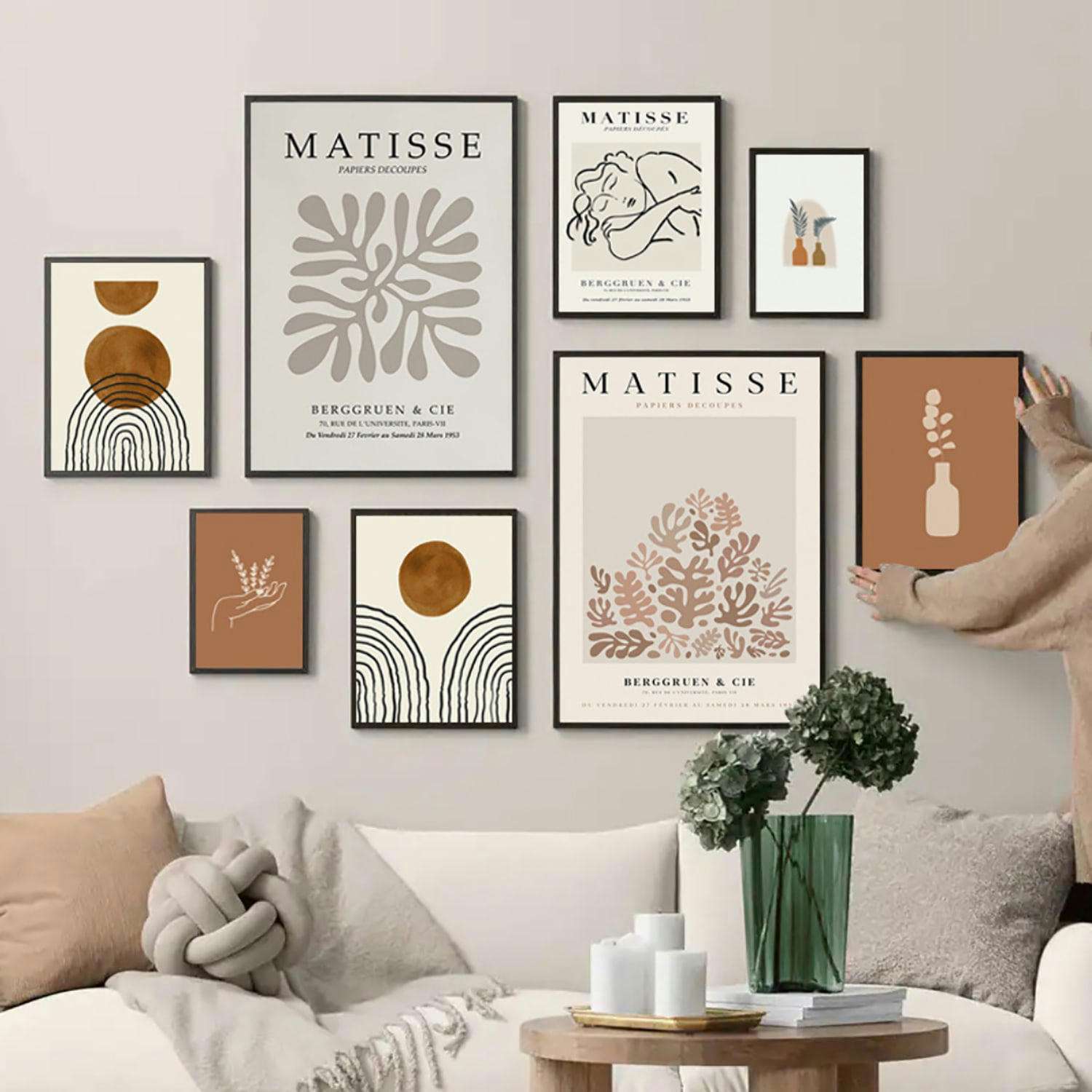 DÉCORATION MURALE - Décoration murale avec cadre en noir - Matisse