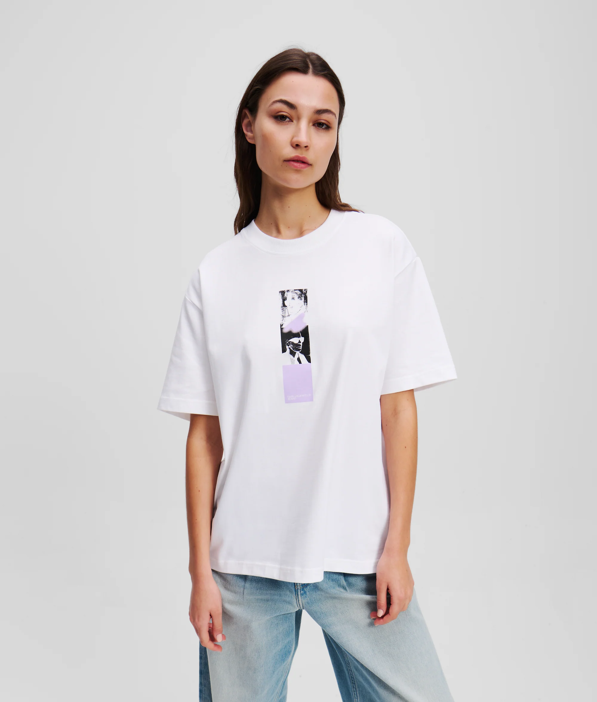 T-shirt avec imprimé Karl