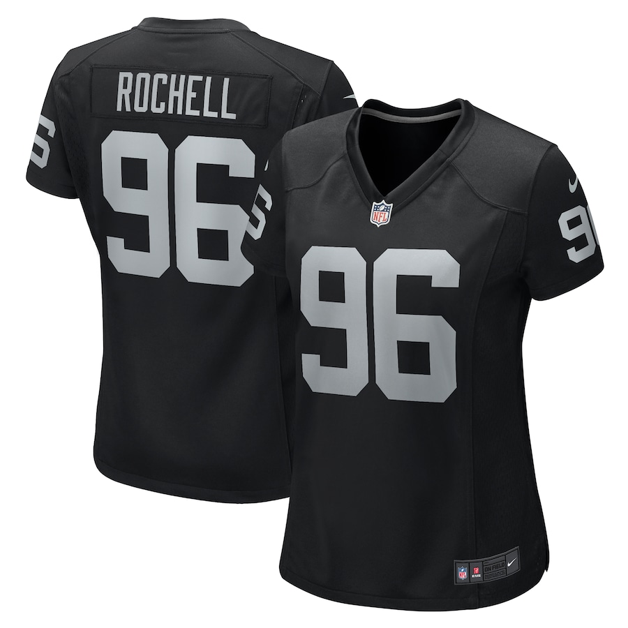 Isaac Rochell Las Vegas Raiders Nike Women's Team Game Jersey -  Black