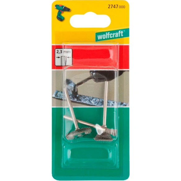 Bürstenset, Edelstahl, 3-teilig