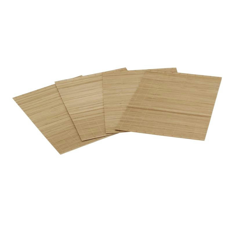 - Sets de table en bambou (lot de 4) naturel