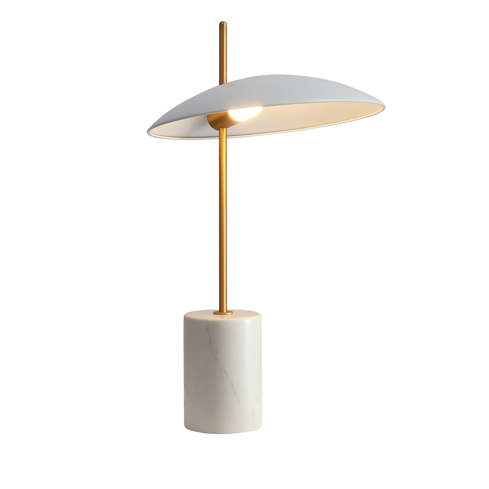Lampa stołowa nowoczesna VILAI biała LED 4W Ciepła biel wys:40,6cm Italux