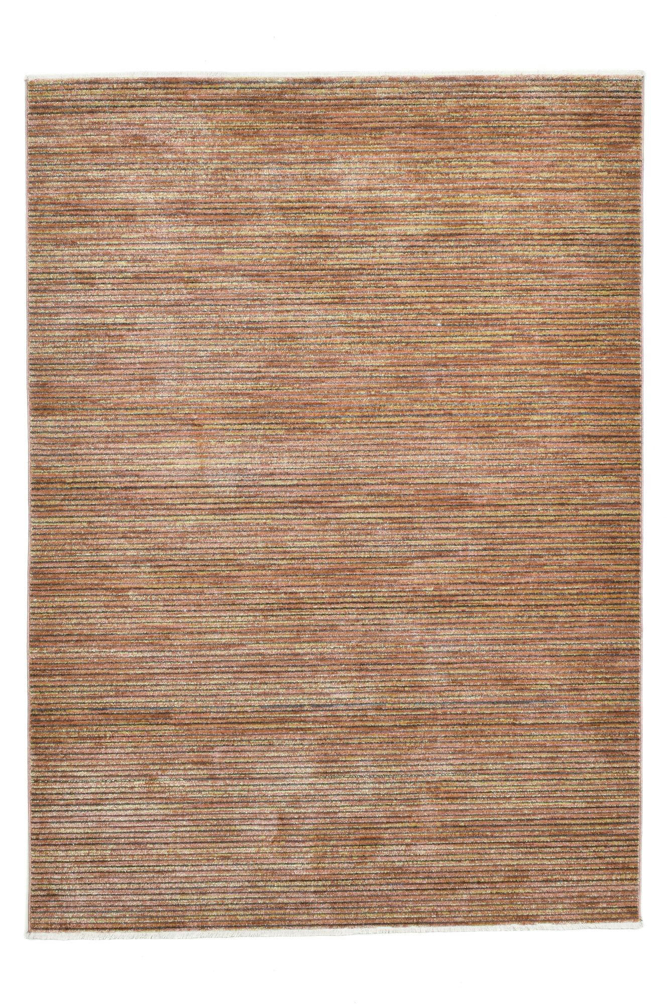 CORDULETTA - Tapis tissé à la machine en polypropylène - rouille 160x230 cm