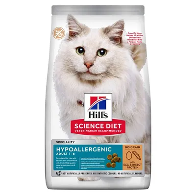 Hill's Science Plan Hypoallergenic Adult No Grain with Egg & Insect Protein