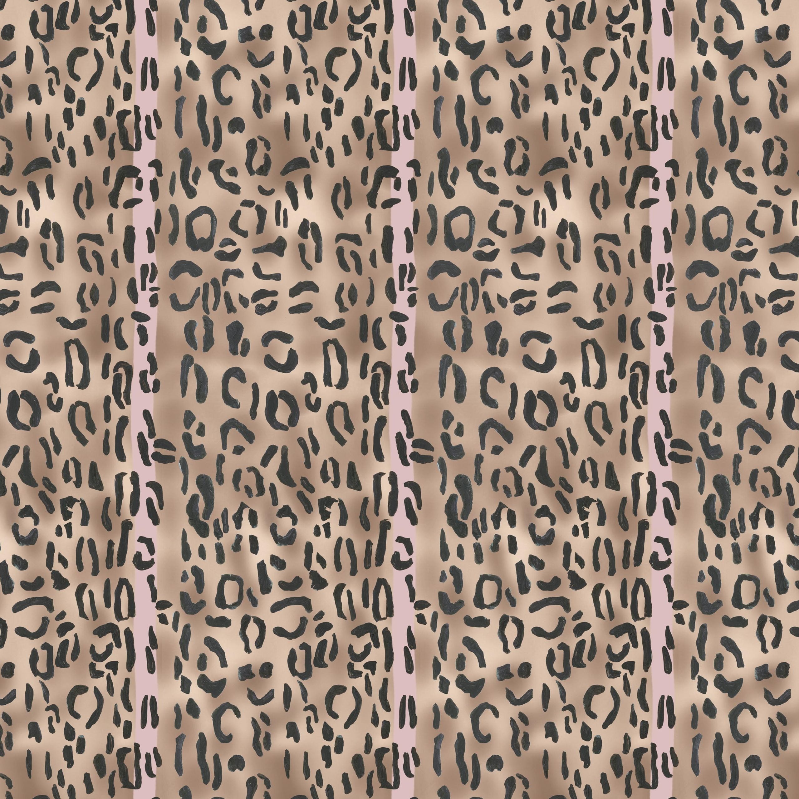Catchii Behang Leopard print Brown