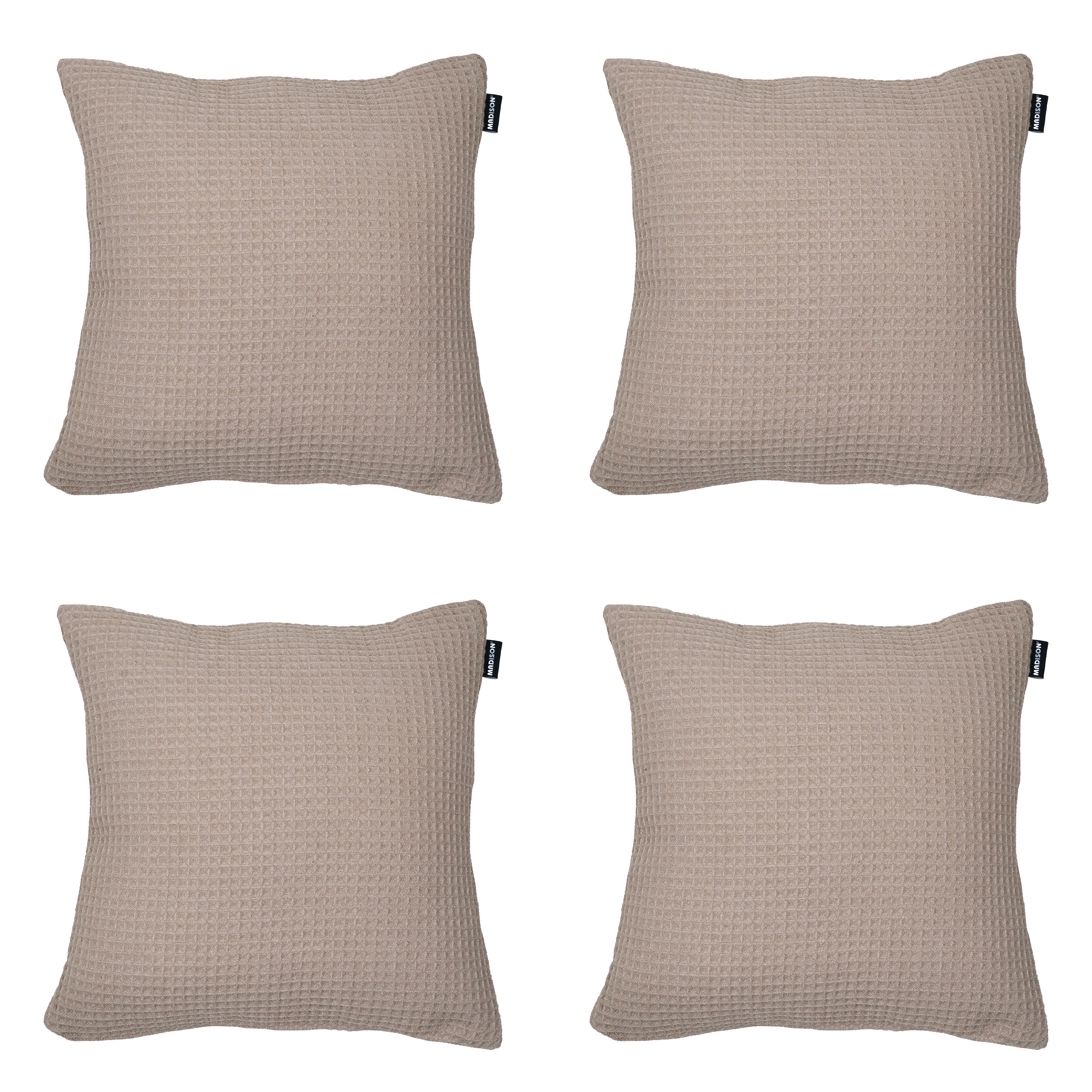 Madison sierkussen Madison Home - bruin - 45x45x10cm - set van 4