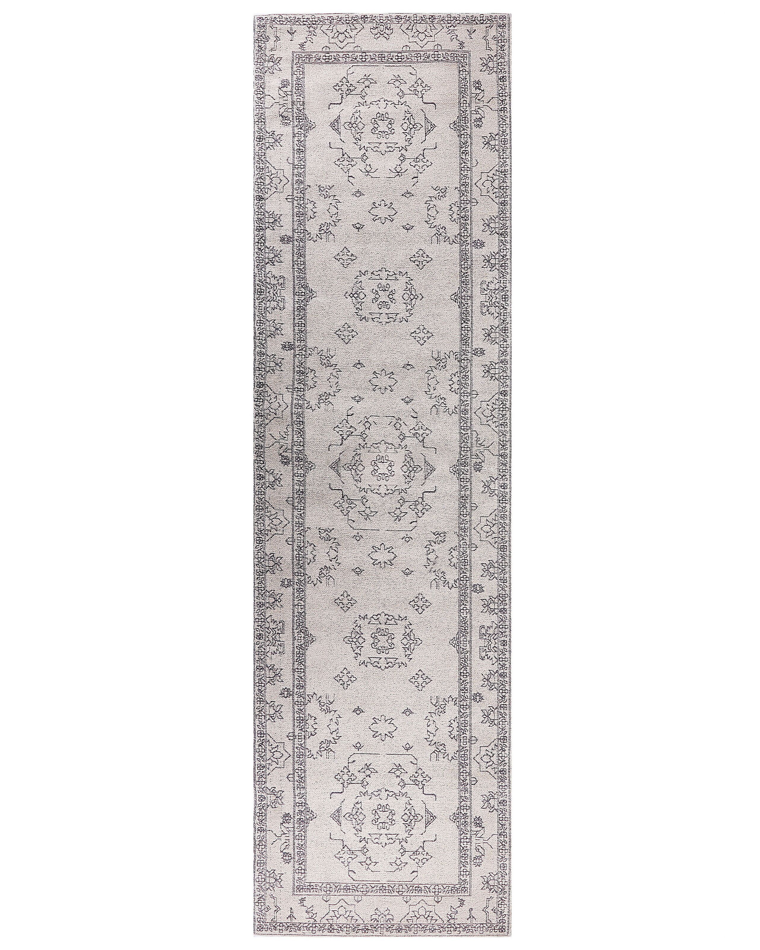 Dywan chodnik do przedpokoju 80x300 cm beżowy