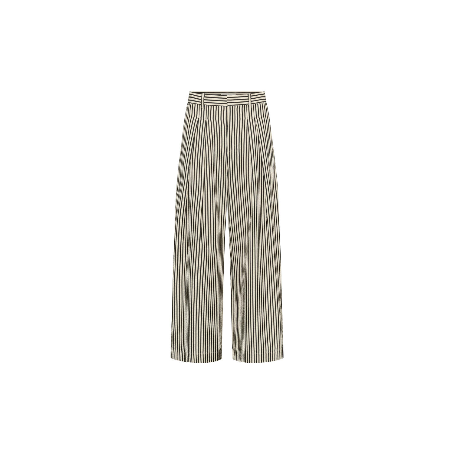 GARBOIW PANTS, vanilla / black stripe