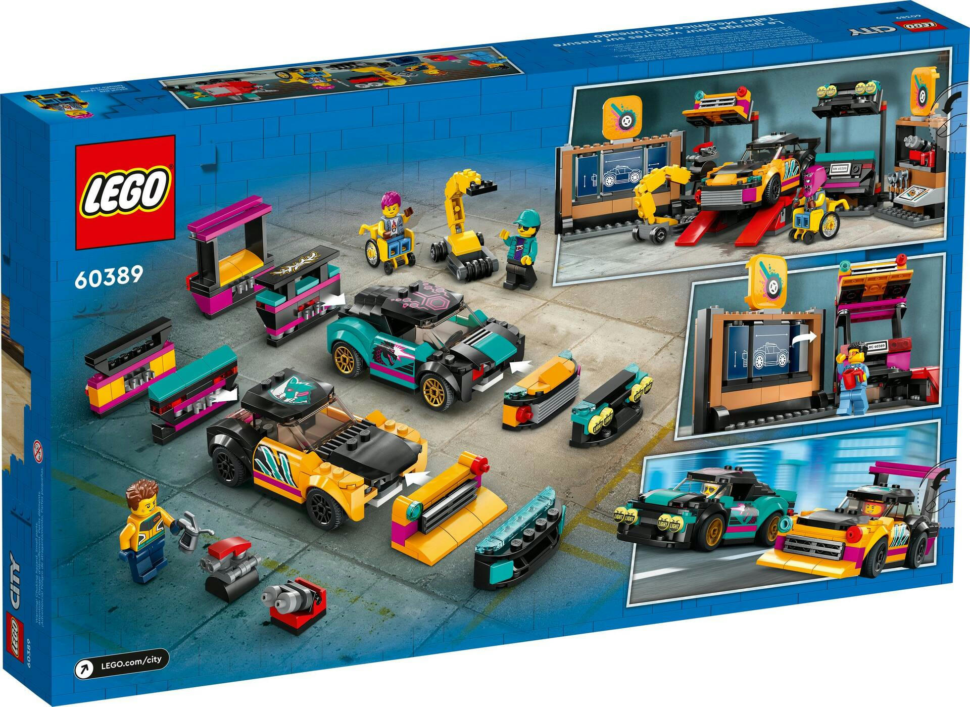 LEGO® City Custom Car Garage Building Toy Set - 60389, 507-pcs, Ages 6+