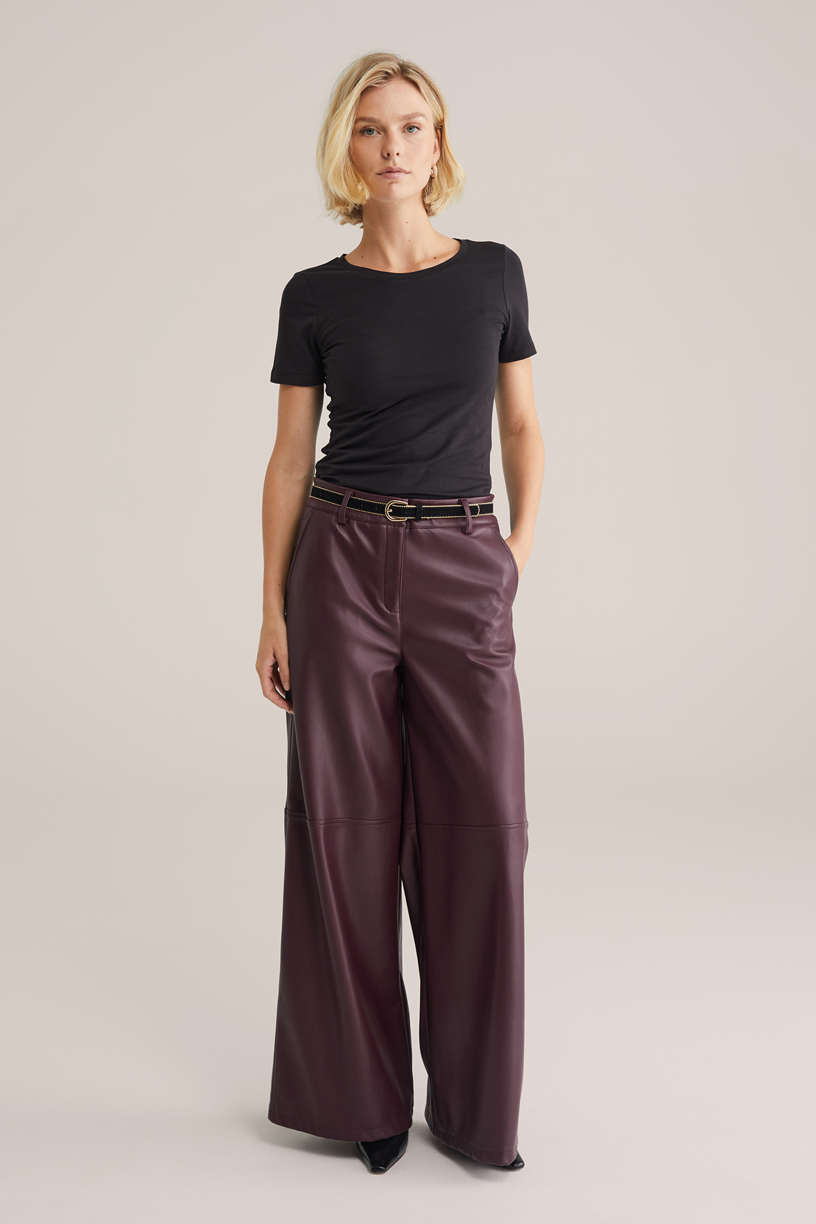 Dames T-shirt van katoenmix