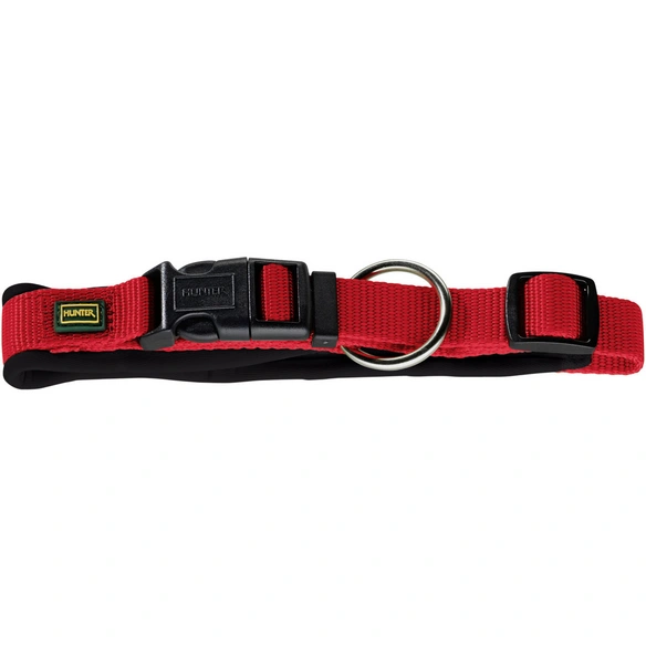 Halsung, Gr. L-XL, rot/schwarz