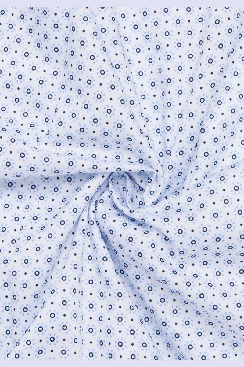 ETERNA Modern Fit Hemd hellblau, Bedruckt