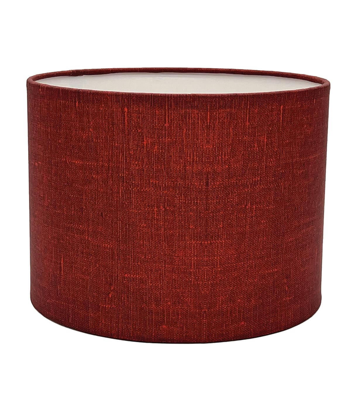 COLOMBE - Abat-jour lampadaire Effet Lin Lie de Vin D: 35 x H: 20